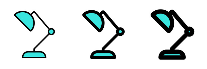 Editable table lamp vector icon. Part of a big icon set family. Perfect for web and app interfaces, presentations, infographics, etc