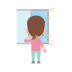 換気をする人