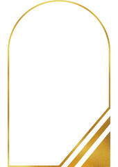 Obraz premium Gold line frame 