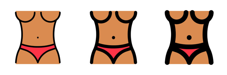 Editable slim body vector icon. Part of a big icon set family. Perfect for web and app interfaces, presentations, infographics, etc