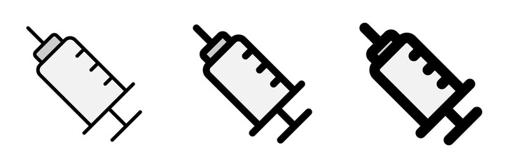 Editable syringe vector icon. Part of a big icon set family. Perfect for web and app interfaces, presentations, infographics, etc