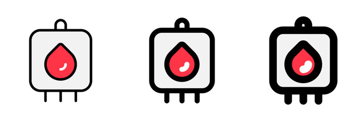 Editable blood pack vector icon. Part of a big icon set family. Perfect for web and app interfaces, presentations, infographics, etc