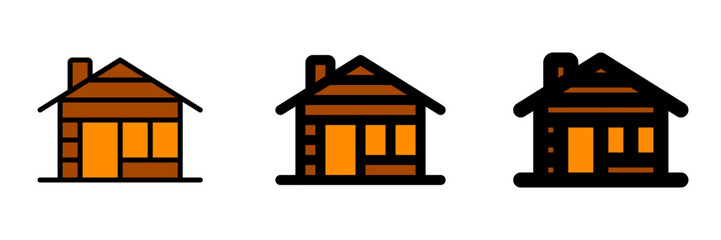 Editable cabin vector icon. Part of a big icon set family. Perfect for web and app interfaces, presentations, infographics, etc