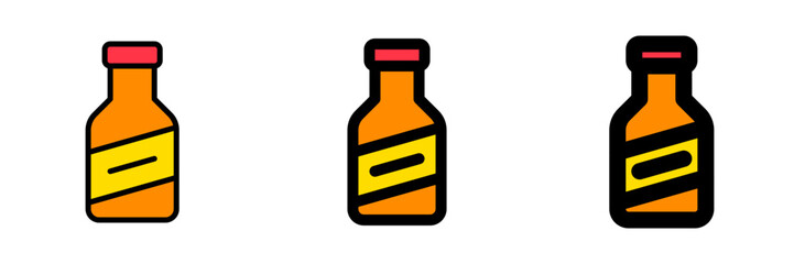 Editable sauce bottle vector icon. Part of a big icon set family. Perfect for web and app interfaces, presentations, infographics, etc