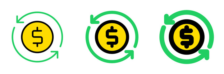 Editable cashflow vector icon. Part of a big icon set family. Perfect for web and app interfaces, presentations, infographics, etc