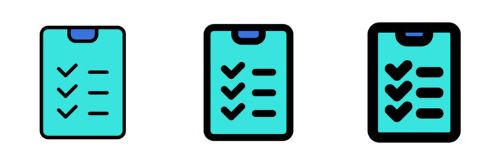 Editable clipboard, checklist vector icon. Part of a big icon set family. Perfect for web and app interfaces, presentations, infographics, etc