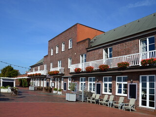 Promenade at the North Sea in the Town Wilhelmshaven, Lower Saxony