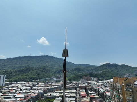 Lightning rod.