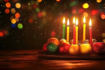 Kwanzaa memorable celebration creative background design 