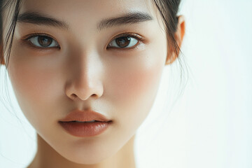 Fototapeta premium Close up portrait of a woman