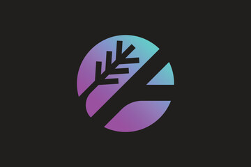 abstract colorful company creative flower logo template design  