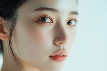 Close up portrait of a woman