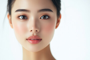 Fototapeta premium Close up portrait of a woman