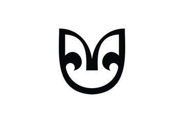 Obraz premium abstract creative letter u logo template design 