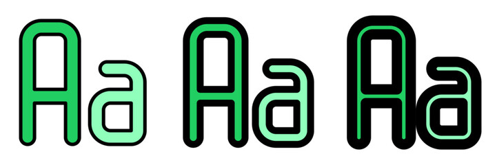 Editable font capitalization vector icon. Part of a big icon set family. Perfect for web and app interfaces, presentations, infographics, etc