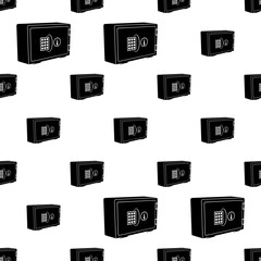 Money Safe Vault Icon Seamless Pattern M_2209002