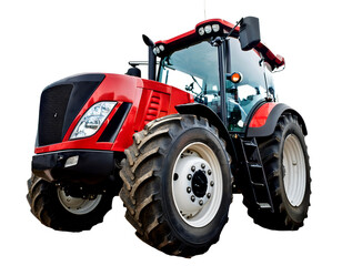 contemporary tractor with wheels 