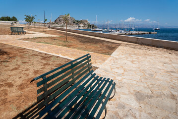 View of Corfu Fortress.