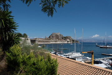 View of Corfu Fortress.