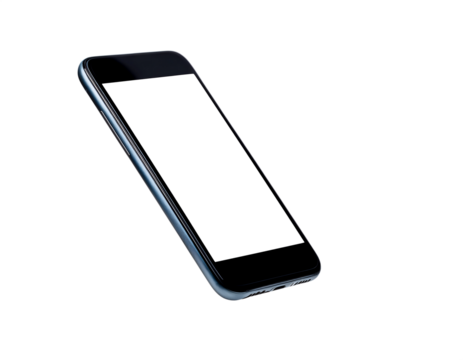 current smartphones with blank screens that float apart