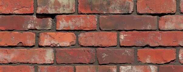 Obraz premium seamless pattern of red brick texture background