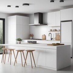 modern kitchen interior