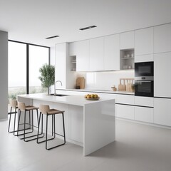 modern kitchen interior