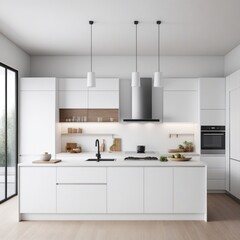 modern kitchen interior