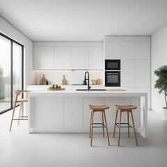 modern kitchen interior