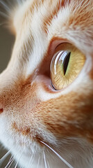 A captivating image of a feline displaying an apologetic behavior