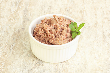 Canned tuna fish for salad