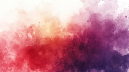 Fototapeta premium modern abstract soft colored background with watercolors and a dominant red and purple color, high definition photo