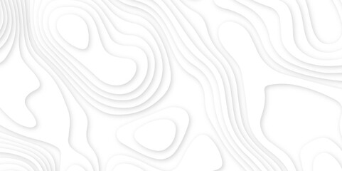Abstract white color papercut pattern background design .3d wave paper texture vector illustration .seamless fabric waves lines backdrop .Beautiful modern Papercut style elegant fluid background.