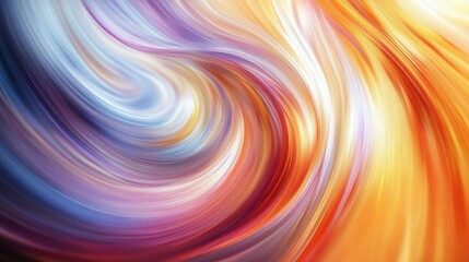 Obraz premium Bright, abstract background with swirling ribbons of color, creating a sense of movement and energy