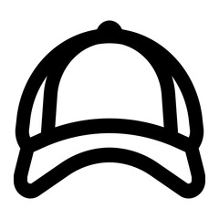 hat, cap, topi, topee, headgear, men, accessories, fashion, male, lifestyle, outfit outline icon
