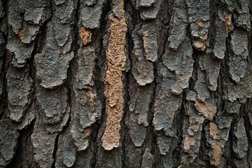 Rough tree bark texture with distinct central ridge