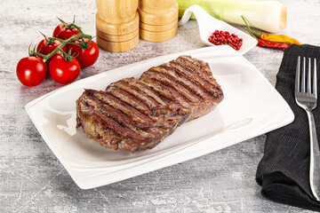 Rib eye steak grilled beef