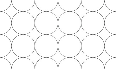 Seamless geometric pattern with stars. Monochrome vector abstract design. Background for textile, fabric and wrapping.