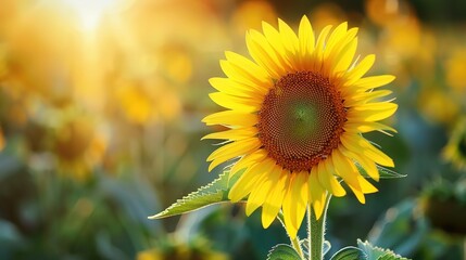 Fototapeta premium sunflower close up wallpaper