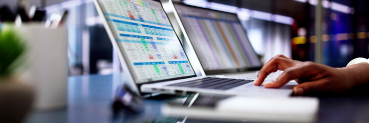 Calculating electronic medical accounts and codes in a black office