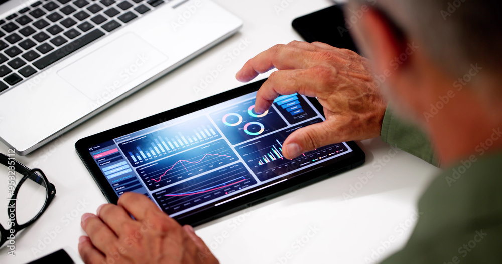 Aufkleber Data Analyst Using Data Analytics KPI