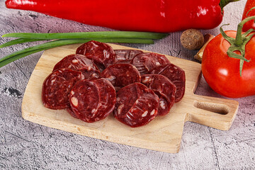 Wild Bear meat homemade sausages