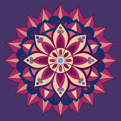 Textile Mandala pattern design