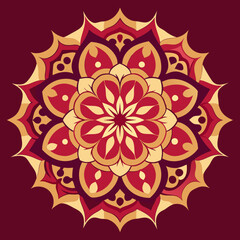 Textile Mandala pattern design