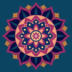 Textile Mandala pattern design