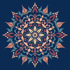 Textile Mandala pattern design
