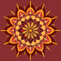Textile Mandala pattern design