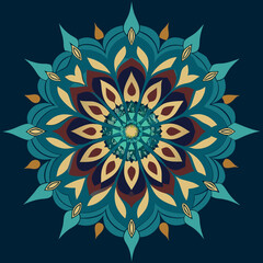 Textile Mandala pattern design