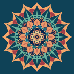 Textile Mandala pattern design