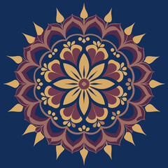 Textile Mandala pattern design